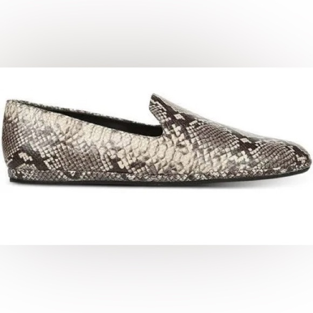 Vince Python Leather Flats Size 8 - image 2